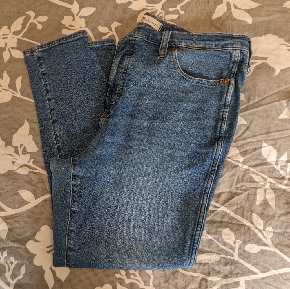 Madewell 10" High Rise Skinny Crop Jeans - Size 32
